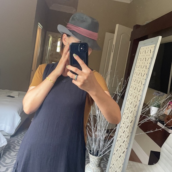 Vintage Sexy gray wool felt hat - Picture 13 of 13